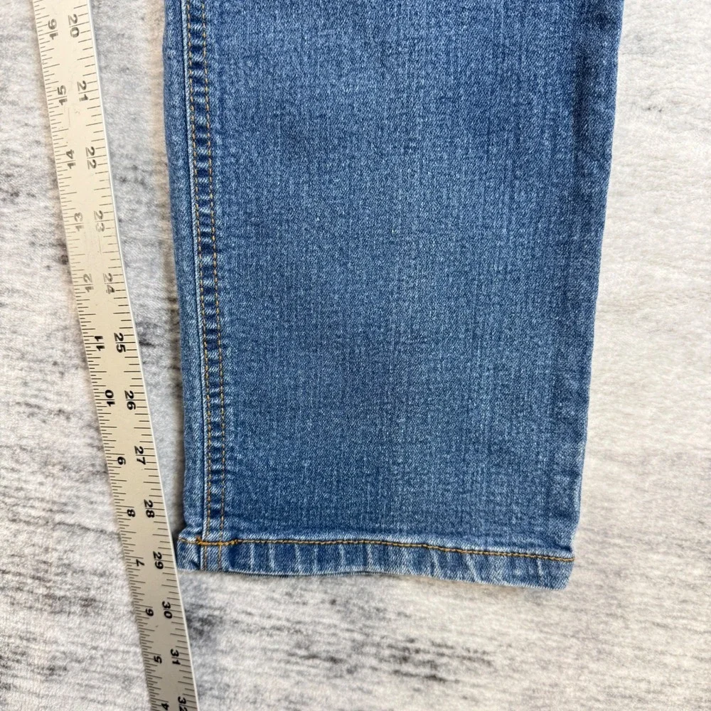 Elevani Los Angeles Mens Straight Leg Denim Jeans Blue Medium‎ Wash Size 34